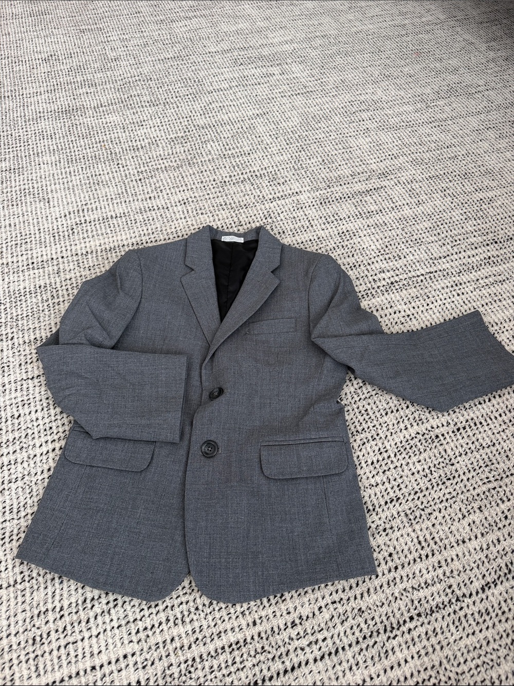 Calvin Klein kids Gray Two-Button Sport Coat